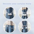 thumbnail image 5 of Magnetic Curtain Tiebacks, Curtain Tiebacks Buckles Holdbacks Holders Hooks Clip for Home Outdoor Bedroom Office Decorative Curtain, 5 of 7