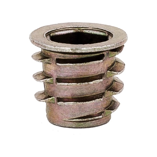 E-Z Lok - 908125-13 E-Z Lok Inserto Roscado Zinc Con Brida Hexagonal M8-1.25 Roscas Internas 13 Mm De Longitud (Paquete De 25)