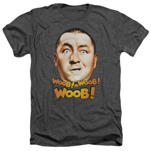 Three Stooges - Woob Woob Woob - Heather Short Sleeve Shirt - Large