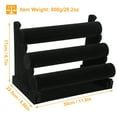 thumbnail image 2 of iMounTEK 3 Tier Velvet Jewelry Stand Removable Bracelet Holder Watch Jewelry Bangle Display Rack, 2 of 5