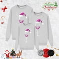 thumbnail image 2 of SJLDQY Family Christmas Pajamas Set Xmas Reindeer Graphic Pullover Sweatshirt for Family Soft Warm Holiday Party Festival Tops for Men Women And Kids, 2 of 4