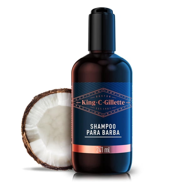 Shampoo para barba King C. Gillette cuidado de la barba 241 ml