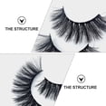 thumbnail image 4 of 15 pares de extensiones de pestañas de volumen realista niña belleza pestañas maquillaje pestañas falsas, 4 of 6