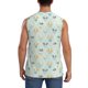 thumbnail image 4 of Balery Different Breeds of Dogs Camisetas sin mangas para hombre, absorbe la humedad y protege contra el mal olor.-3X-Large, 4 of 7