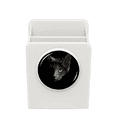 thumbnail image 1 of Black Cat animal salvaje mirada oscura Estuche de escritorio, 1 of 4