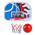 thumbnail image 1 of 1 Set Punch Free Wall-mounted Basketball Basketball Stand Toy Portable Basketball Sports Game Toy (Small Basketball Hooks), 1 of 8