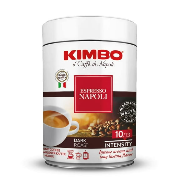 Kimbo Coffee Espresso Napoletano Ground 8.8 oz (Pack Of 6)