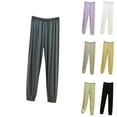 thumbnail image 2 of Women's Pajama Pants Comfy Elastic Waist Summer Lightweight Lounge Joggers Cozy Home Wear Bottoms, 2 of 5