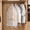 White A, variant on Hanging Vacuum Storage Bags For Clothes And Coats No Pump Space Saver White 1 Pack