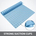 thumbnail image 6 of Large Shower Mat, 47" x 32" Non Slip Shower Mats for Inside Shower with Drain Holes and Suction Cups, No Odor Soft Shower Floor Mat, Blue, 6 of 14