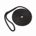 thumbnail image 1 of ACY Marine Double Braided Nylon Dock Line (Black 1/2-Inch x 20-Feet), 1 of 4