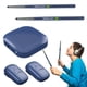 thumbnail image 2 of Set de batería electrónica virtual con baquetas, pedales, Bluetooth, 8 sonidos, detección, eléctricos, palillos, Set de batería de aire D, 2 of 4