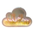 thumbnail image 2 of Nocturna Tulipán Y Nube Material Artesanal Lámpara Espejo Hecha A Mano (púrpura) 5 Uds., 2 of 9