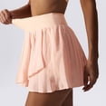thumbnail image 4 of Gibobby faldas largas Elegante falda para correr para mujer con falda deportiva informal con diseño plisado(Azul, M), 4 of 5