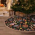 thumbnail image 5 of Fotbe BBQ Party Pattern Christmas Tree Skirt, Tree Skirts Plush Christmas Decorations, Christmas Tree Skirts Xmas Decorations Holiday Party Decor-48", 5 of 6