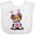 thumbnail image 3 of Inktastic Love Bug Yorkie Boys or Girls Baby Bib, 3 of 4