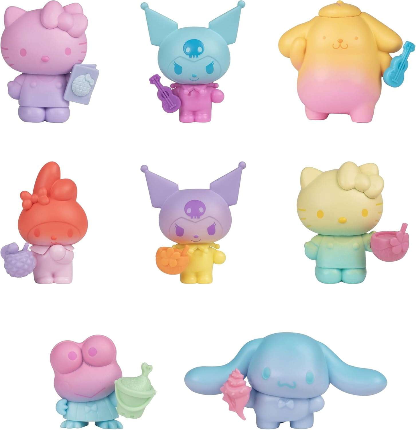 Jazwares Hello Kitty & Friends 8pk, Ombre Tropical Party, 2