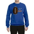 thumbnail image 2 of Wild Bobby Football Fingerprint It's in My DNA Sports Unisex Crewneck Sweatshirt, 2 of 6