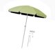 thumbnail image 3 of Sombrilla de patio exterior, toldo para picnic al aire libre, 1,7 m (5,6 pies), fácil de transportar, resistente. verde, 3 of 8