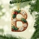 thumbnail image 1 of Adorno Navideño con 26 Letras para Árbol de Navidad, Colgante, Adorno Navideño, Decoración Navideña, Colgante para Árbol de Navidad., 1 of 7