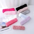 thumbnail image 6 of Soft Coral Fleece Headband Women Makeup Wash Face Spa Elastic Hair Band Fashion Female Girls Hair Accessories Wrist Washband, 6 of 10