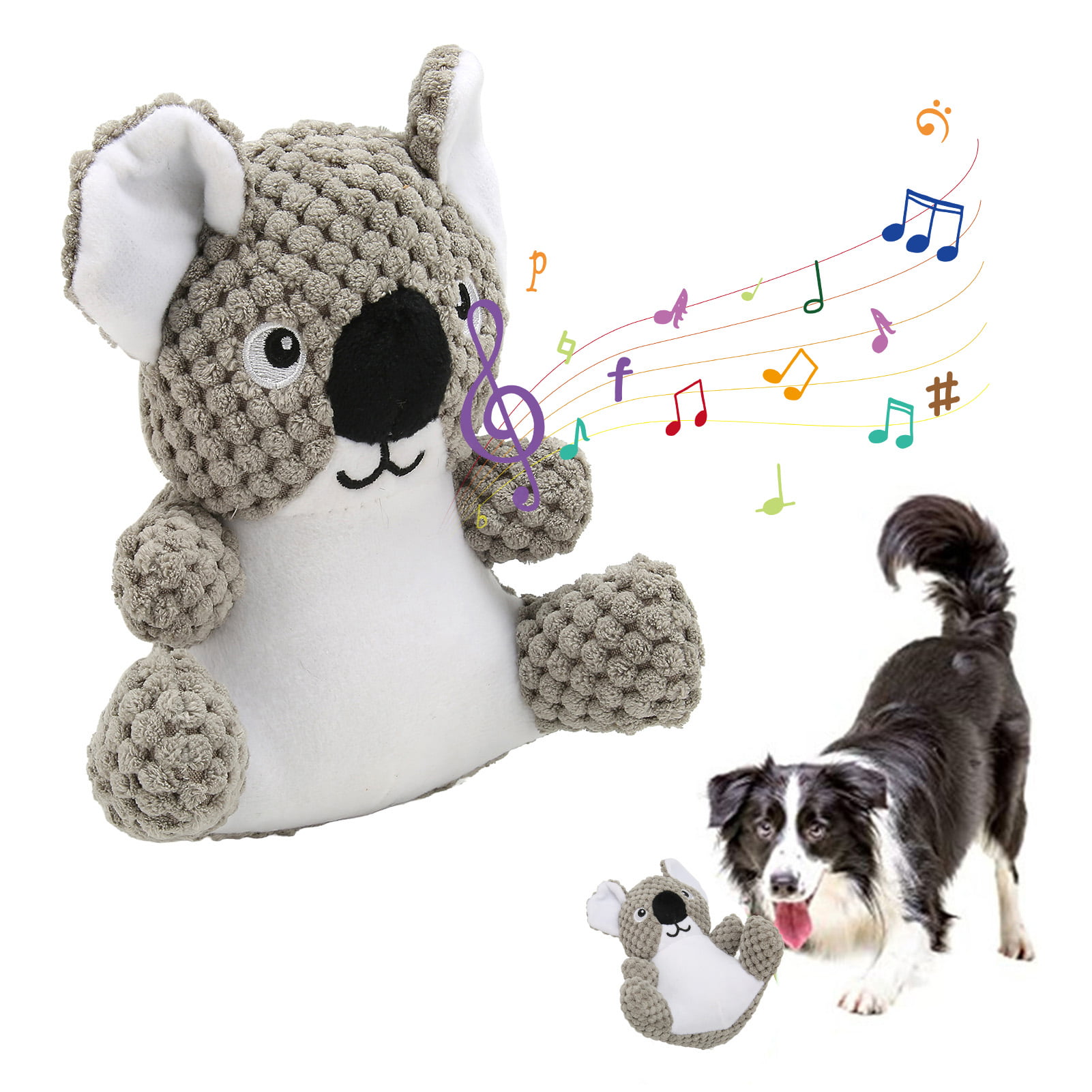 Beniqu Interactive Koala Stuffed Squeaking Dog Plush Toy – beniqu