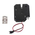 thumbnail image 1 of Electromagnetic Lock for Electric Control Cabinet, 12V DC, 2A, Carbon Steel, Black, 1 of 4
