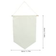 thumbnail image 2 of Zehuanyu  2 Pcs Blank Camping Flag Solid Color Outdoor Decoration Beige, 2 of 8