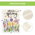 thumbnail image 5 of Hello Spring Tulip Lavender Garden Flag 12 x 18 Inch Double Sided, Seasonal Flower Yard Outdoor Flag, 5 of 6