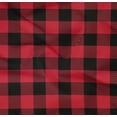 thumbnail image 4 of oneOone Cotton Poplin Twill Black Fabric Gingham Check Diy Clothing Quilting Fabric Print Fabric By Yard 56 Inches Wide, 4 of 4
