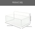 thumbnail image 2 of OATIPHO Multi Function White Hanging Door Basket Organizer for Kitchen and Bathroom Storage Needs, 2 of 6