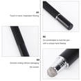 thumbnail image 4 of Multifunctional 1 Capacitive Stylus Touch Pen Universal Accurate Touch Screen Sensitive Stylus Pens With Fine Fiber Tips for Touch Screen Smartphones and Tablets (Black), 4 of 8
