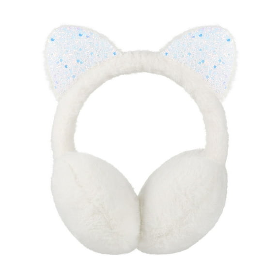 UPKOCH Winter Ear Warmer Cat Pattern Earmuff 1Set