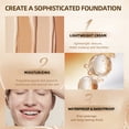 thumbnail image 6 of QIBEST Liquid Foundation Base High Coverage Waterproof Face Concealer Cream Lasting Oil-Control Professional Makeup For Women, 6 of 11
