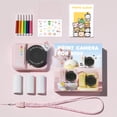 thumbnail image 4 of Cámara instantánea de 48MP cámara de vídeo para niños cámara de 1080P para niños pequeños con 3 rollos de papel fotográfico regalos para niñas niños cumpleaños vacaciones viajes, 4 of 8