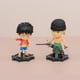 thumbnail image 3 of Figura de acción versión Q de One Piece Luffy Zoro Nami Sanji ZanBoa Shanks modelo adornos de escritorio 2 estilos 10 cm 6 piezas por juego, 3 of 5