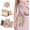 Off-white, variant on for iPhone 12 Case with Card Holder and Strap for Women,Crossbody Lanyard, Make Up Mirror,Ring Stand,Snap Clasp,Cute Phone Wallet Cases 6.1 inch - Off-White