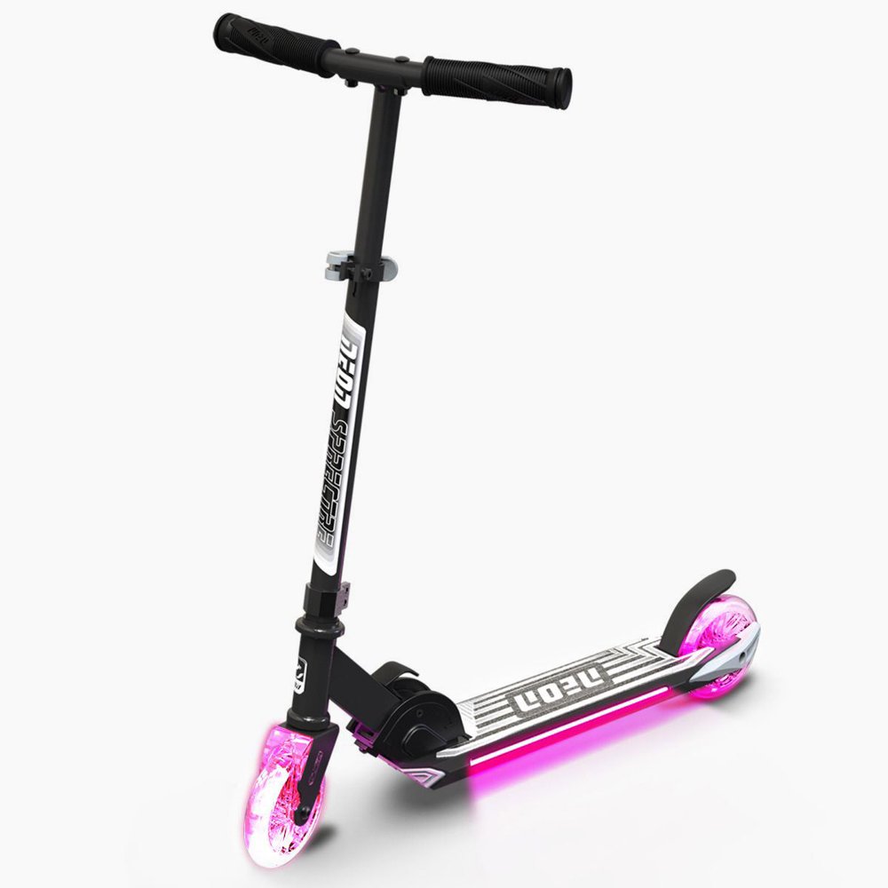 Neon Spectre Folding Kick Scooter with LED Lightup Effects