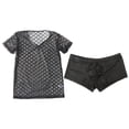 thumbnail image 1 of Camiseta Muy Fina de Hombre con Pantalones Cortos de material cuero PU Moda Elastic SG, 1 of 9