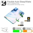 thumbnail image 3 of Allytech iPad 10.2" 8th Generation Case 2020, iPad 10.2" 7th Gen Case 2019, iPad Air 3 10.5" Case, Smart Cover Auto Sleep Wake Kickstand Flip Shockproof Case for Apple iPad 10.2", Marble, 3 of 6