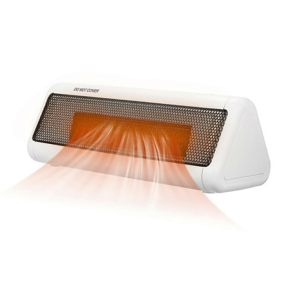 Applicable to Space Heater 300w Portable Ptc Ceramic Fan Quiet Personal Electric Heater Floor Heater With Over-heat Protection 3 Mode Adjustable Whit
