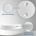 thumbnail image 5 of 2X Circulaire Non Inspection Hatch-Boat Hatch Plaque de Pont avec Couvercle Amovible pour RV Kayaks de Bateau de Mer-4inch Blanc, 5 of 5
