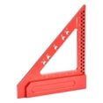 thumbnail image 1 of Multi Triangle Ruler Square Carpenter Measuring Drawing Angle Line Woodworking, 1 of 7