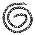 thumbnail image 4 of Guardurnaity Cadena de cuello estilo vintage mujeres hombres diseño collar de acero inoxidable joyería de cuello, negro, 5 mm, 40 cm Negro 5 mm x 40 cm 10piezas Guardurnaity CBP141730, 4 of 6