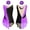 Purple, variant on Girls Figure Ice Roller Skating Dress Gymnastics Leotards Lyrical Jazz Latin Ballet Dancewear Red 6