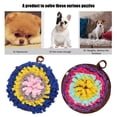 thumbnail image 2 of mmirethe Tapis Rond d'Entraînement à l'Odorat pour Chien Jouet Interactif Coussin Résistant aux Morsures Lavable Violet, 2 of 6