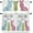 Rabbitlcs9755, variant on Easter Colorful Bunny Peeps Kitchen Curtain Valance and Tier Set, Simple White Backdrop Short Half Window Treatments Rod Pocket Curtain Panels for Bedroom Living Room, 54x18 Valance 55x36 Tier