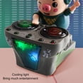 thumbnail image 3 of Juguete de lechón de baile electrónico ligero estilo DJ disco giratorio automático música ligera juguete interactivo de animales para niños Anggrek Otros, 3 of 8