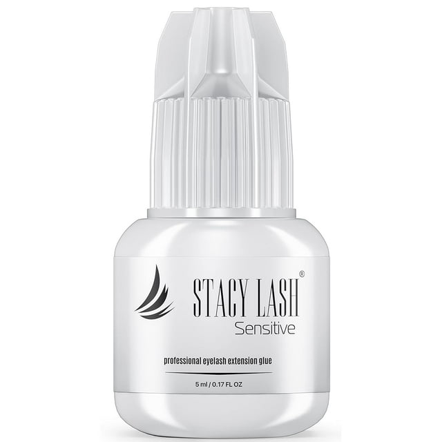 Pegamento para extensiones de pestañas Stacy Lash Sensitive, 5 ml, 5 a 6 segundos, secado
