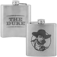 thumbnail image 1 of John Wayne - The Duke 6oz Stainless Steel Hip Flask, 1 of 3